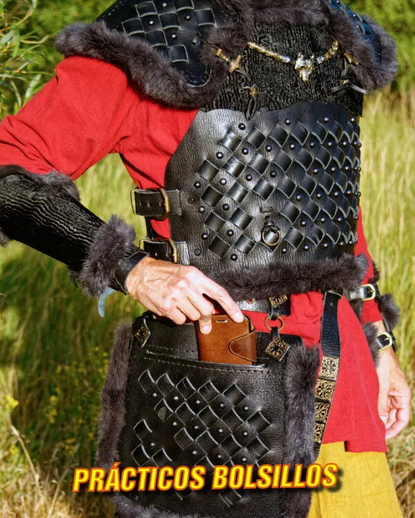 Armadura de cuero vikinga ©SamuraiLeatherGear.com
